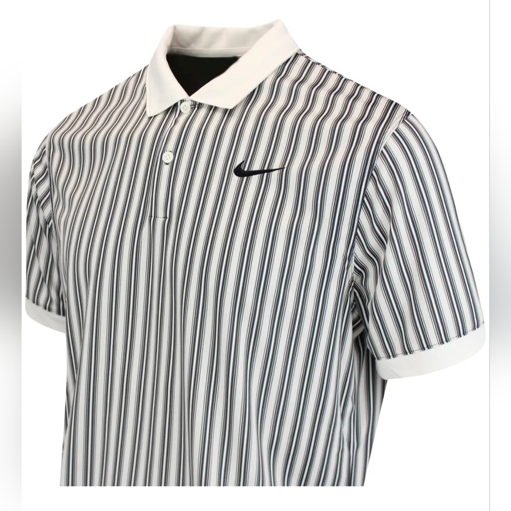 Nike Victory+ Stripe Tour Mens Dri-FIT Golf Polo - Lebron James Tommy Fleetwood